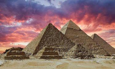 pyramids, giza, egypt